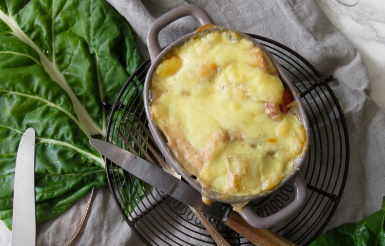 Réaliser des côtes de blette gratinée à la tomme de Savoie
