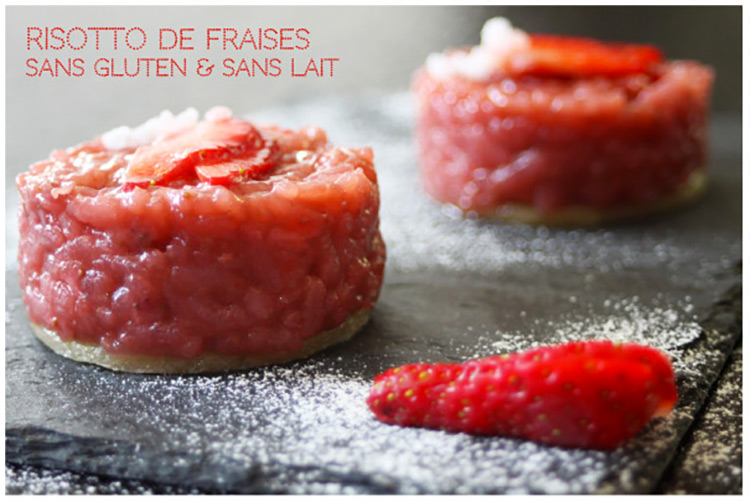 Réaliser une rissoto à la fraise et sans gluten
